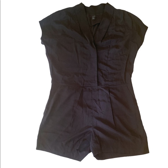 COS Black Silk Minimalist Utility Style Jumpsuit Romper - 2 - Picture 3 of 10